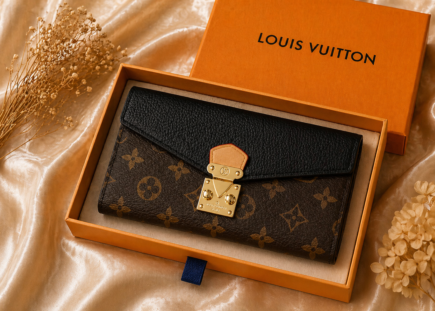 The Dual Luxe Lock Wallet