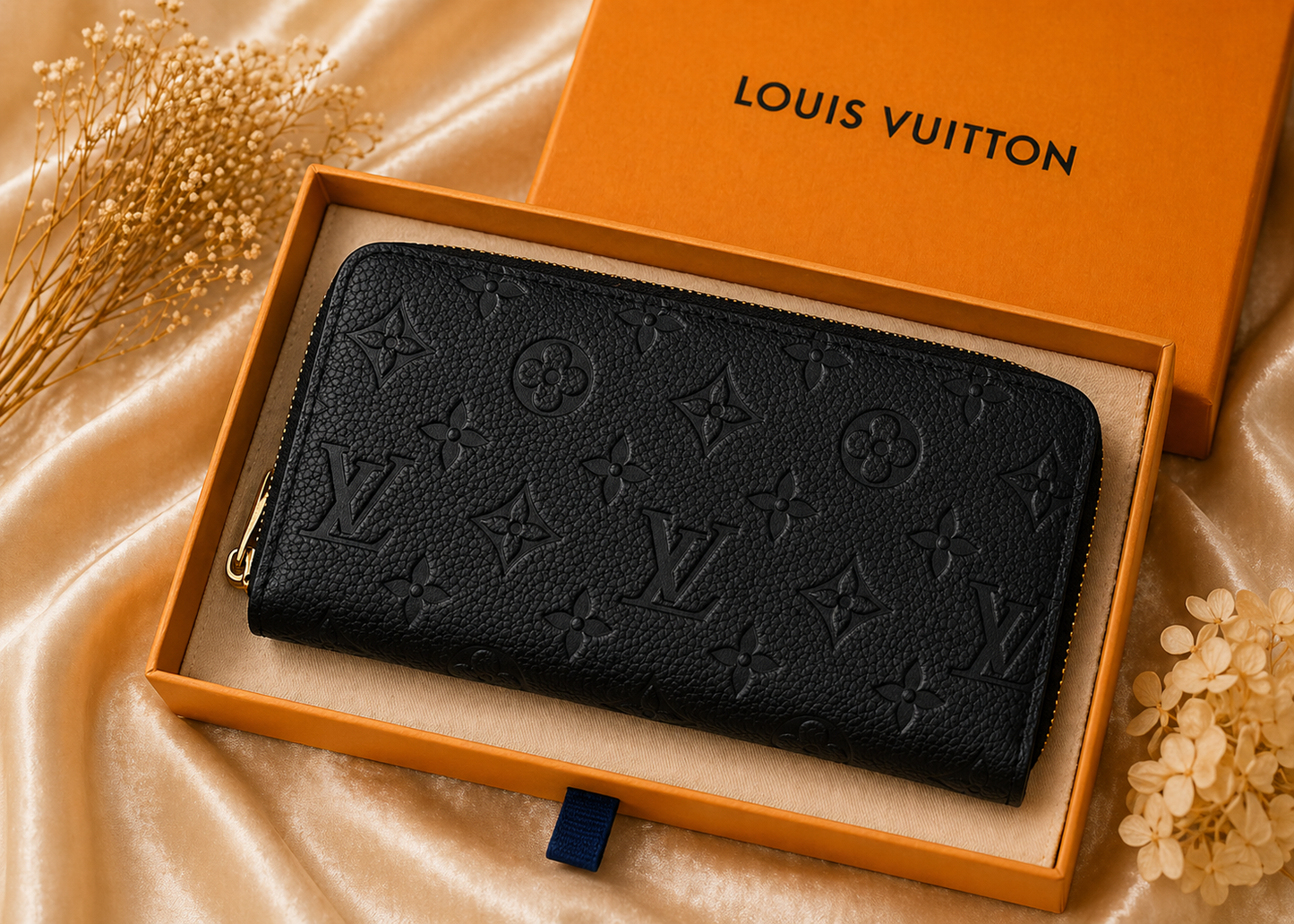 The Noir Zip Wallet
